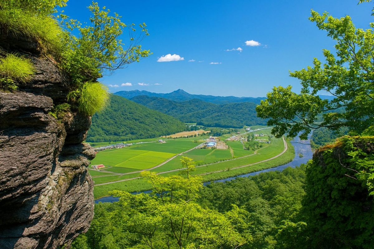 北海道愛別町の風景