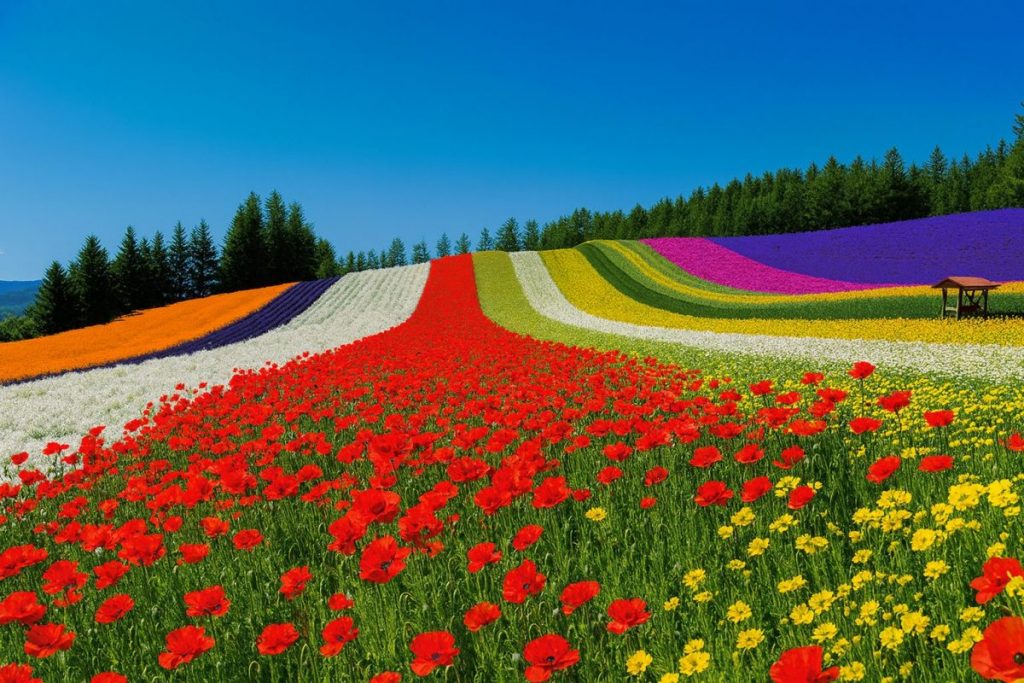 北海道富良野市の風景