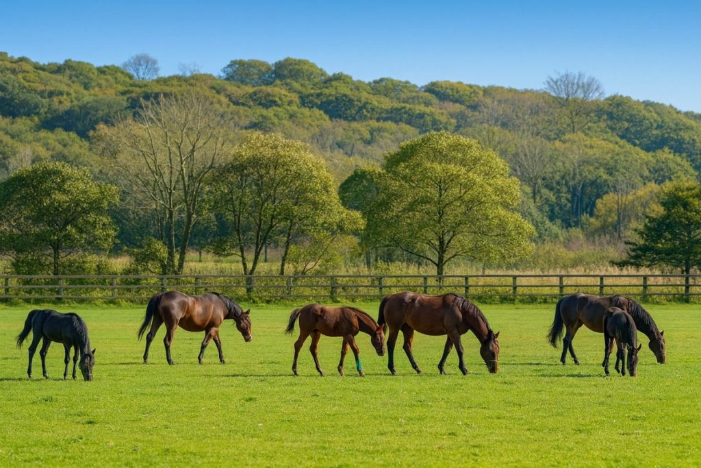 北海道日高町の風景
