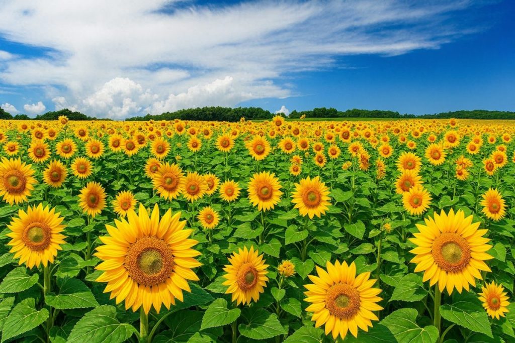 北海道北竜町の風景