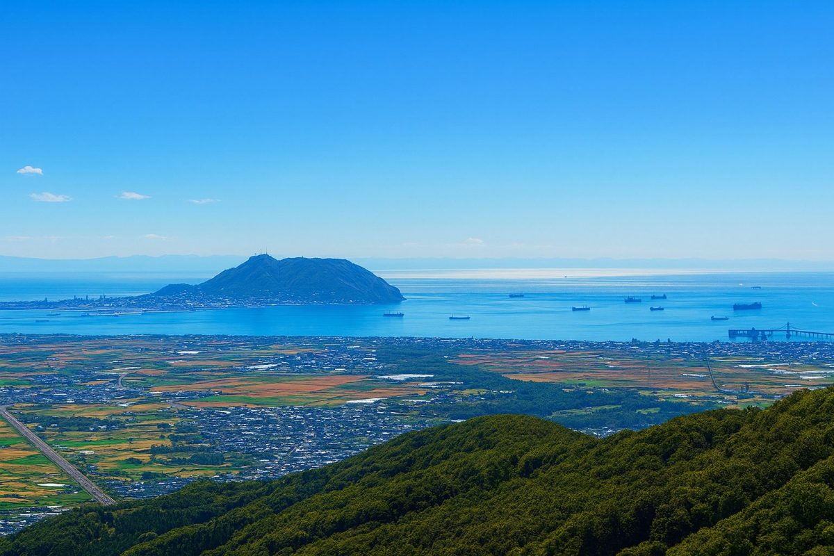 北海道北斗市の風景