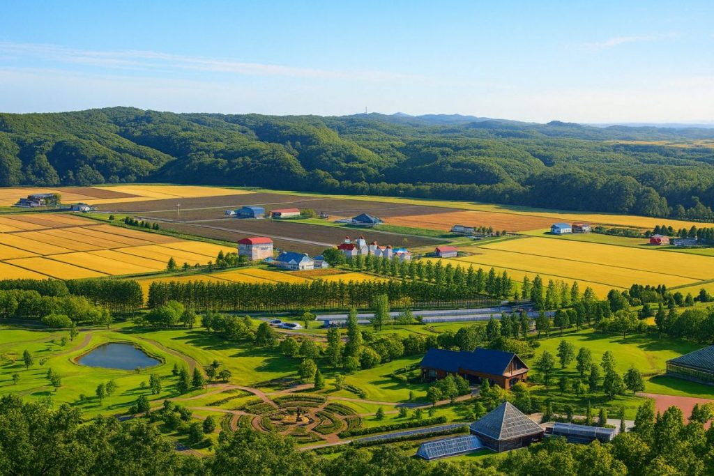 北海道岩見沢市の風景