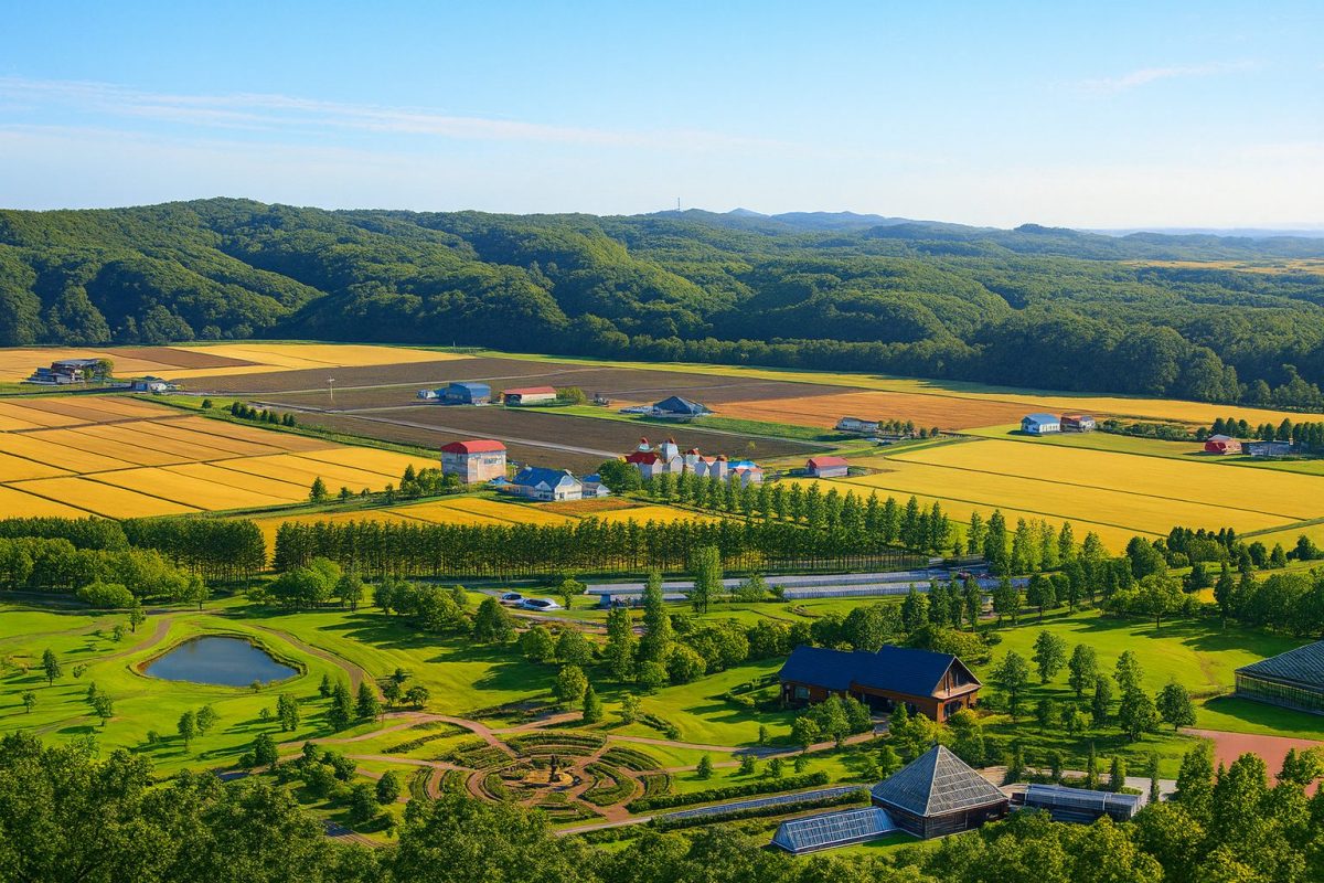 北海道岩見沢市の風景