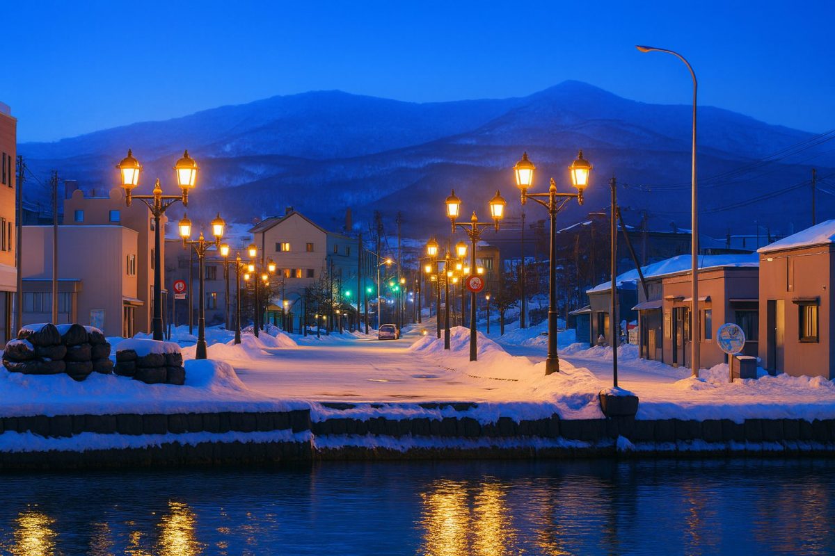 北海道岩内町の風景