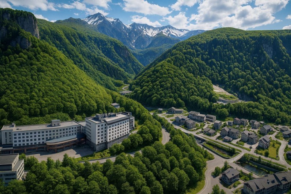 北海道上川町の風景