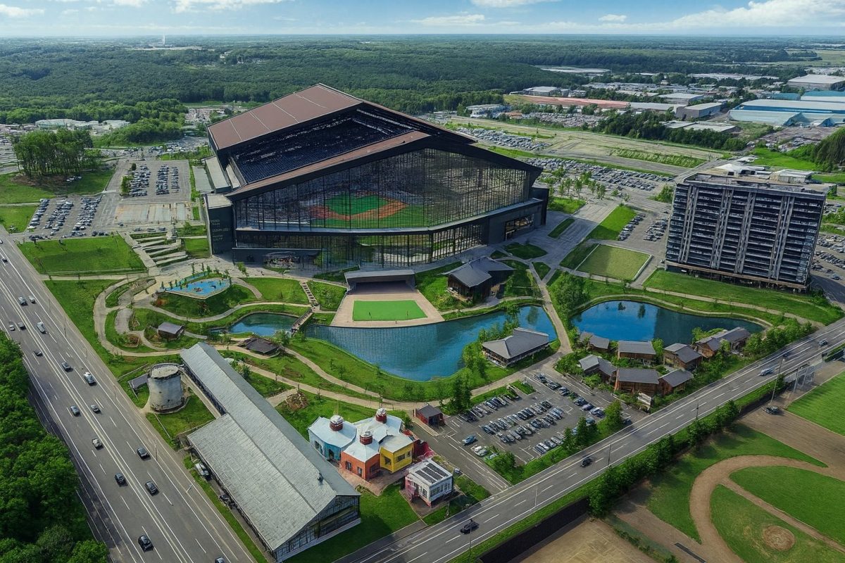 北海道北広島市の風景