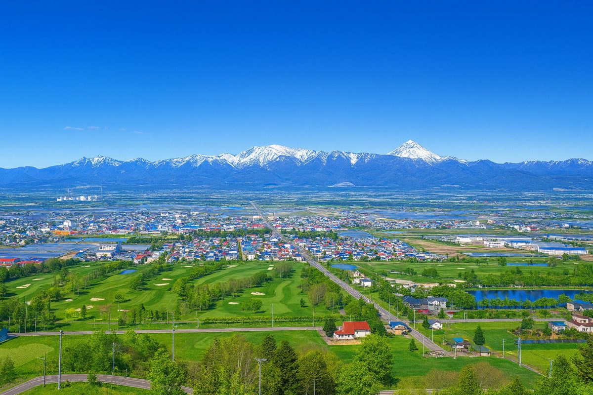 北海道奈井江町の風景