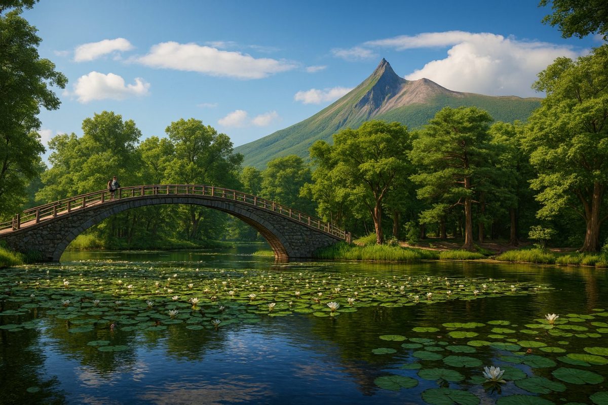 北海道七飯町の風景