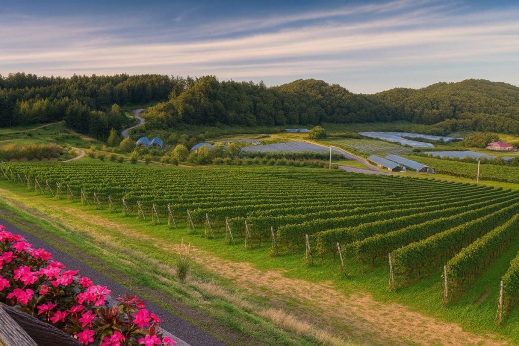 北海道仁木町の風景
