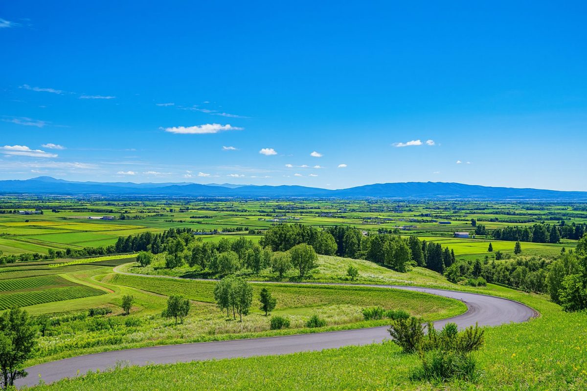 北海道沼田町の風景