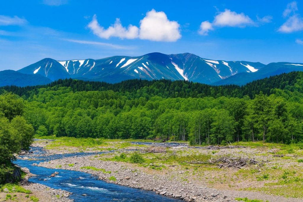 北海道比布町の風景