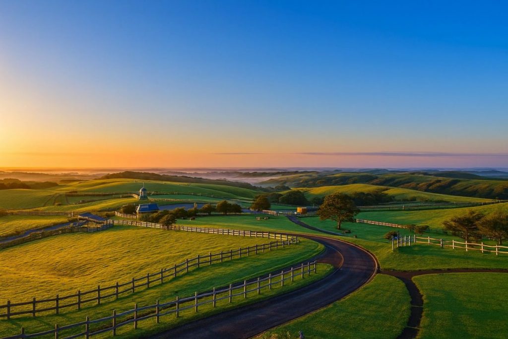 北海道標茶町の風景