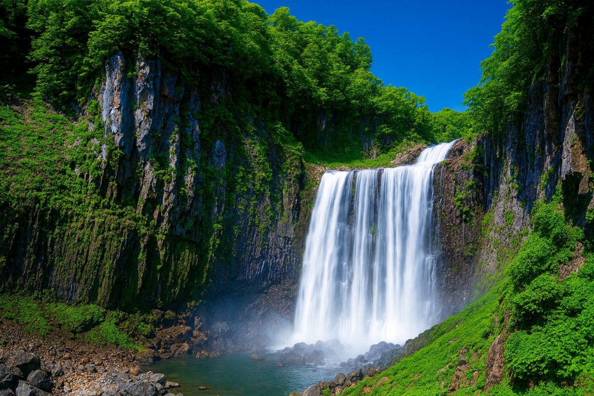 北海道島牧村の風景