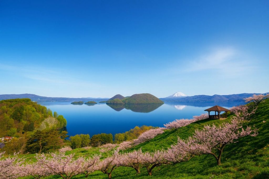 北海道壮瞥町の風景