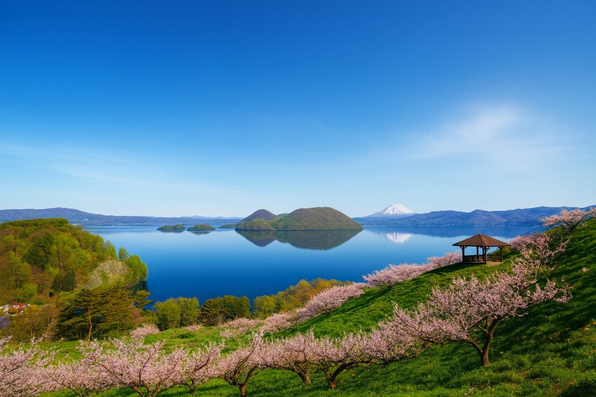 北海道壮瞥町の風景