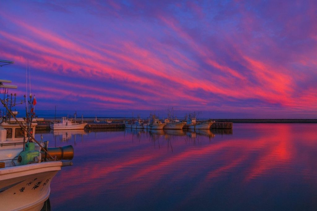 北海道天塩町の風景