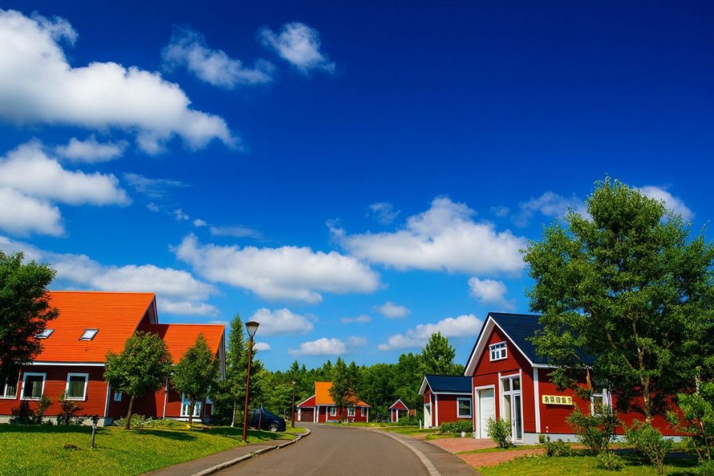 北海道当別町の風景