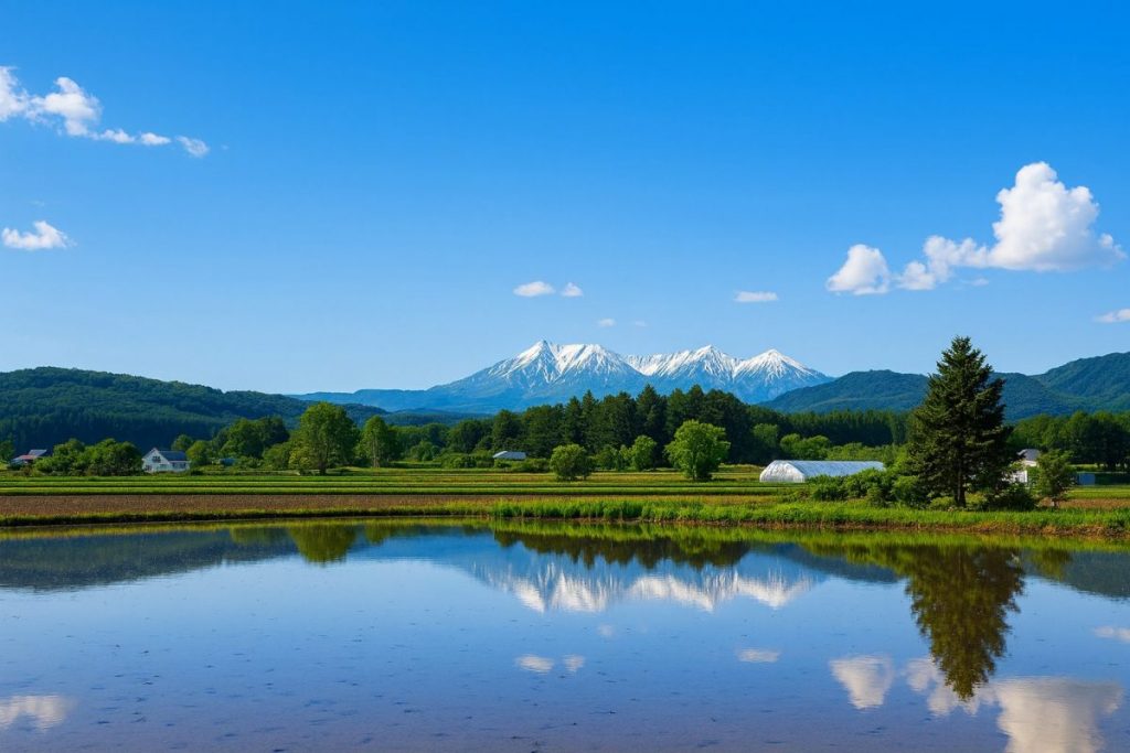 北海道当麻町の風景