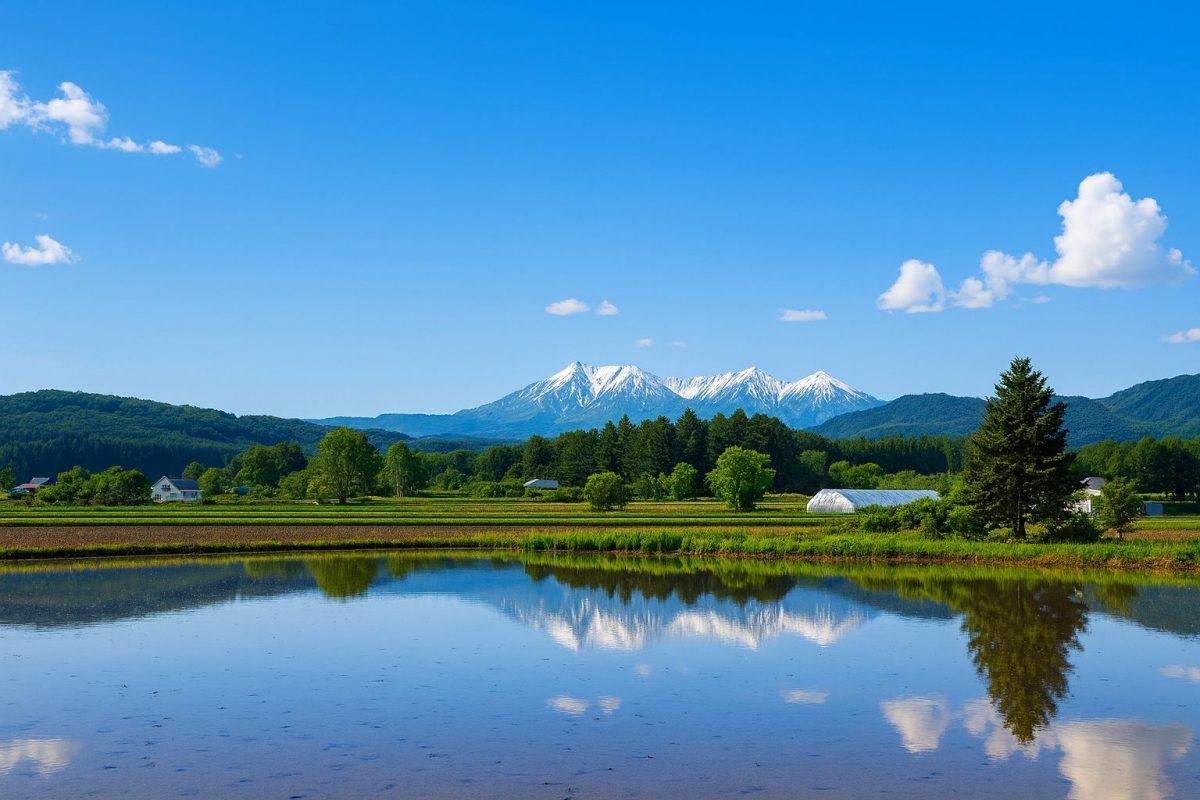 北海道当麻町の風景