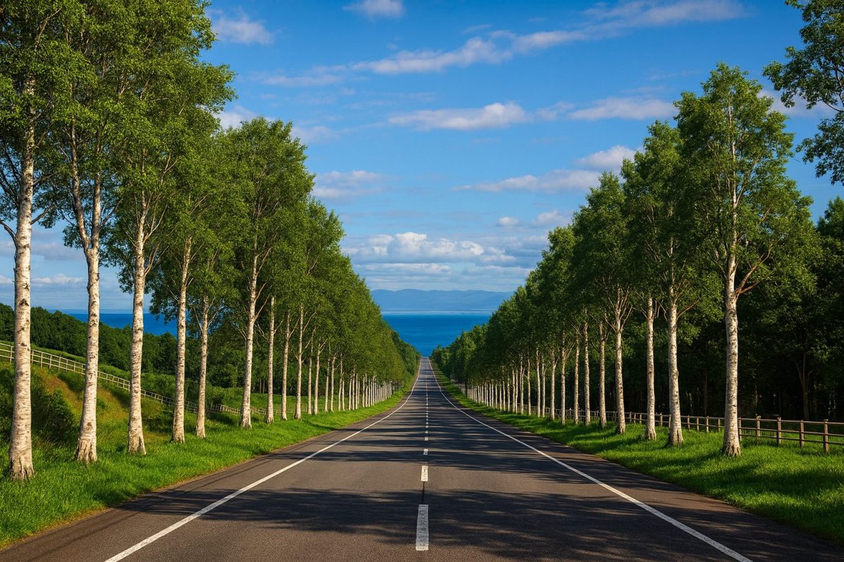 北海道八雲町の風景