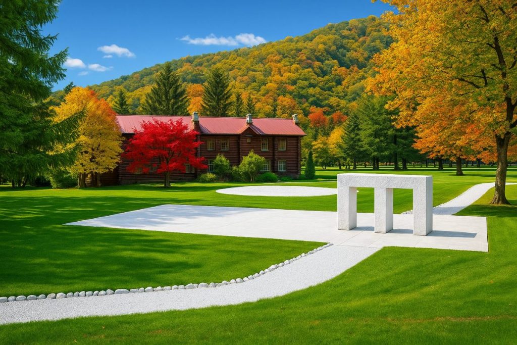 北海道美唄市の風景