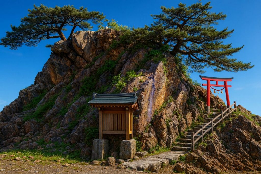 青森県深浦町の風景