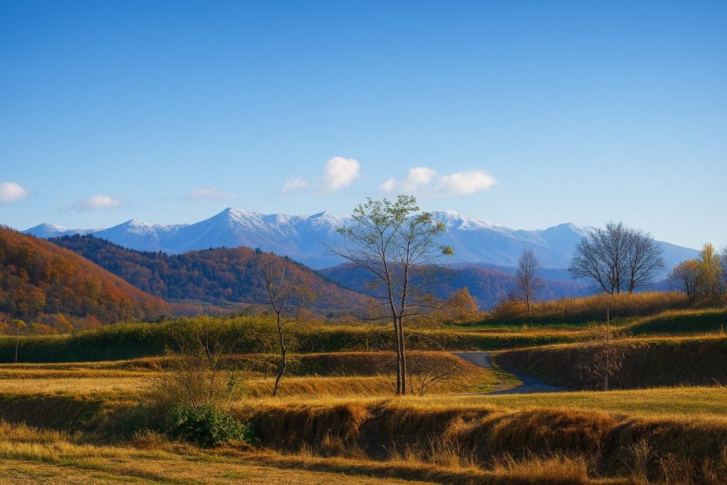 北海道羽幌町の風景