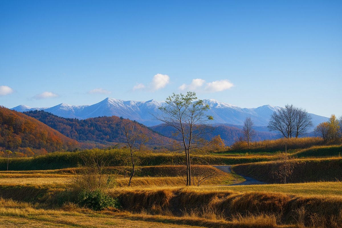 北海道羽幌町の風景