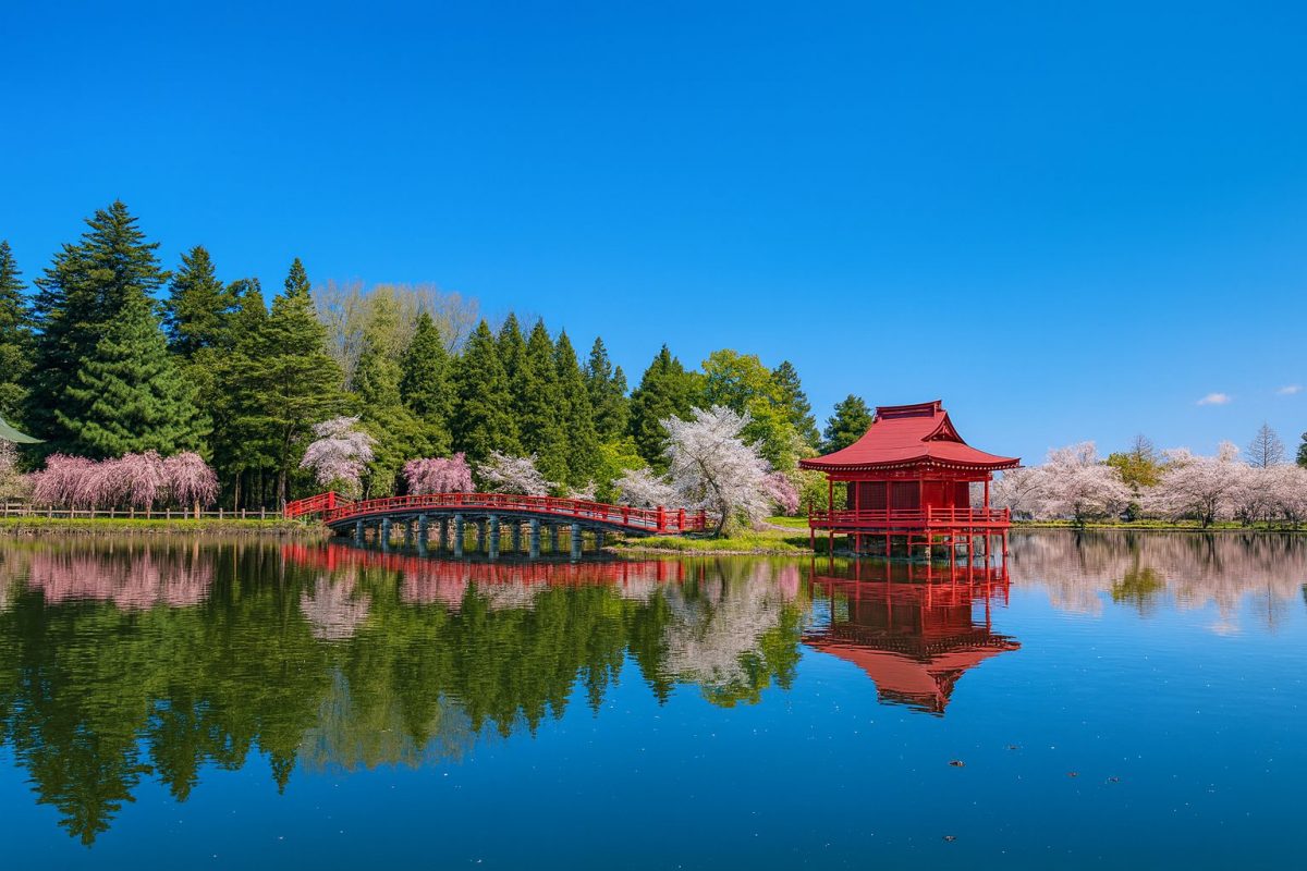青森県平川市の風景