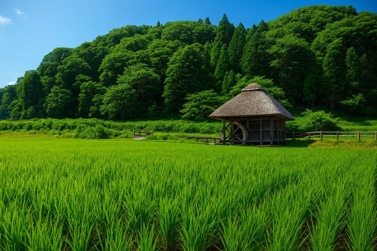 青森県田子町の風景