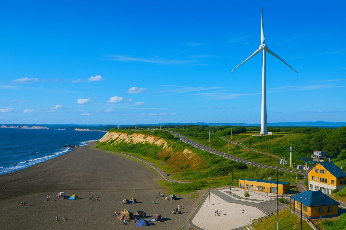 北海道苫前町の風景