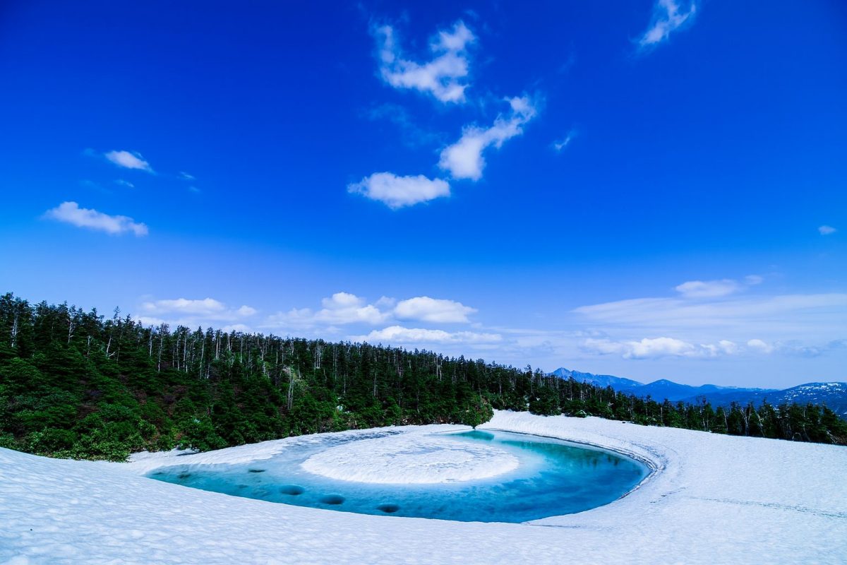 岩手県八幡平市の風景